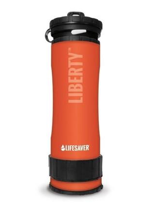 Портативна пляшка для очищення води lifesaver liberty orange 0...
