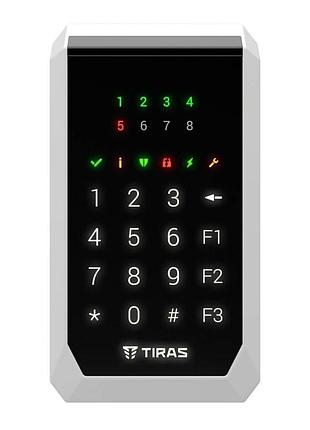 Клавіатура tiras k-pad8+ black на 8 індикаторів зон з вбудован...