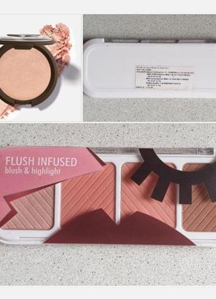 Flush infused blush&highlight палітра рум'ян