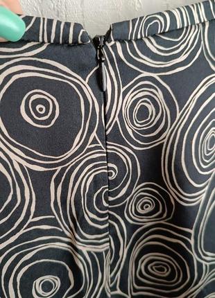 Брендовая шелковая юбка4 фото