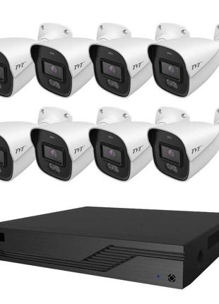 Комплект ip-відеонагляду на 8 камер tvt ip-video kit 8x4mp (b)...