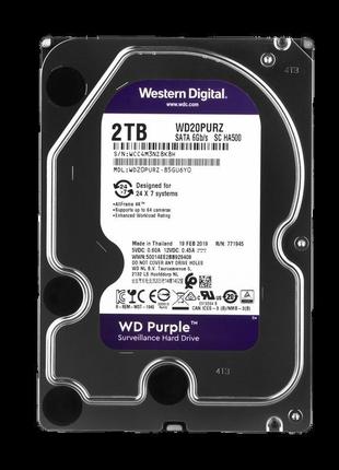 Жорсткий диск western digital 2tb purple (wd20purx)