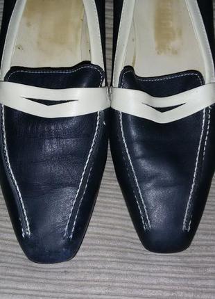 Кожаные мокасины,туфли ad noyn(нидерланды) размер 40- 40 1/2 (26,8 см)3 фото