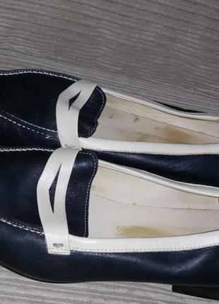 Кожаные мокасины,туфли ad noyn(нидерланды) размер 40- 40 1/2 (26,8 см)5 фото