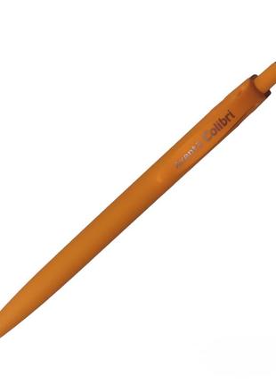 Ручка масляна синя 0,7 мм, axent сolibri orange