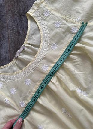 Легкая летняя блуза с вышивкой оверсайз, батал, кофточка10 фото