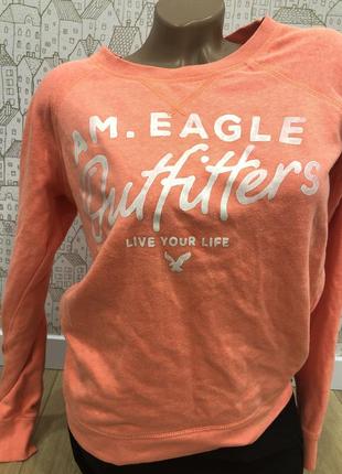Яркая толстовка american eagle - размер s