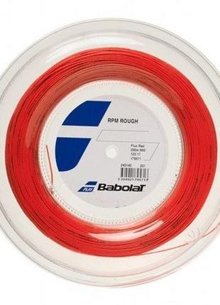 Бабина babolat rpm rough red fluo 1,25mm 200m 243140/201