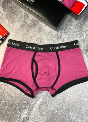 Труси чоловічі calvin klein 365 фіолетовий & чорний mu113