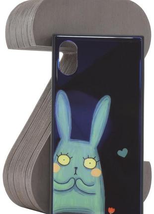 Чохол-накладка yct для iphone x (5.8") tpu+glass прямокутний з...
