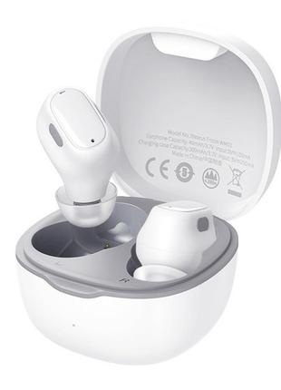 Навушники вакуумні безпровідні з мікрофоном baseus encok wm01 ...
