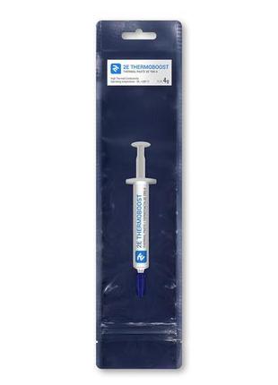 Термопаста 2е thermoboost tb5-4 4 г сіра