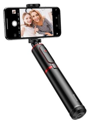 Монопод baseus fully folding selfie stick чорний/ червоний (su...