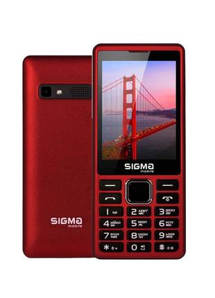 Мобільний телефон sigma x-style 36 point червоний/ чорний