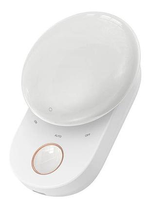 Лампа-нічник акумуляторна з датчиком руху baseus full moon hum...