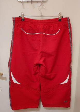 Мужские красные шорты/бриджи на лето от adidas. размер: l5 фото