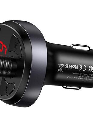 Fm-трансмітер (модулятор) в машину usams bluetooth 2.1 а чорни...