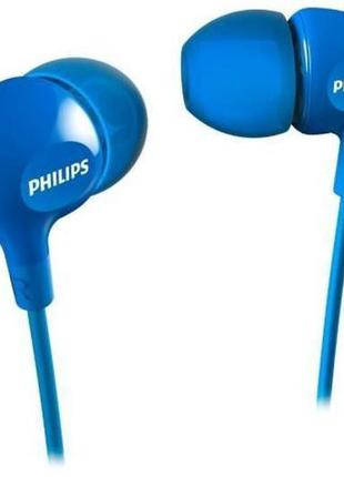 Навушники philips she3555bl/00 синій