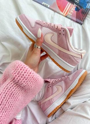 Sb dunk “teddy bear pink”6 фото