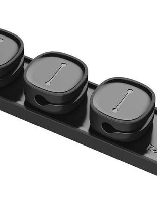 Магнітний тримач-органайзер для кабелів baseus peas cable clip...