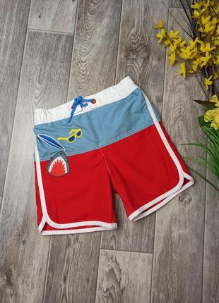 Яркие пляжные шорты mini boden 7-8 лет