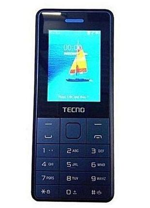 Мобільний телефон tecno t372 triple sim deep blue (синій)