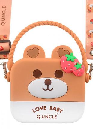 Сумка дитяча uncle bear strawberry 12,5*14*4см коричневий