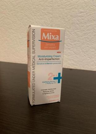 Зволожувальний крем mixa moisturizing cream anti-imperfection1 фото