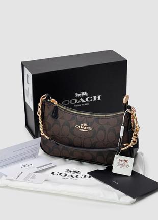 Сумка teri shoulder bag in signature canvas