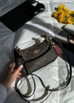 Сумка teri shoulder bag in signature canvas