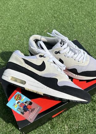 Женские летние кроссовки nike air max 1  '86 og white black8 фото