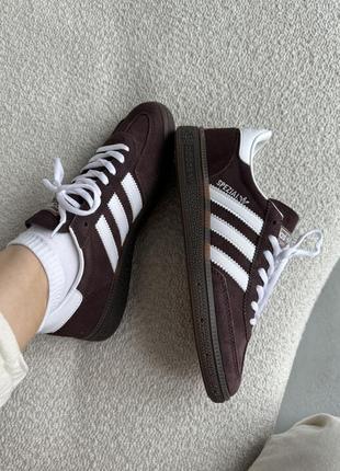 Adidas spezial brown/white 5