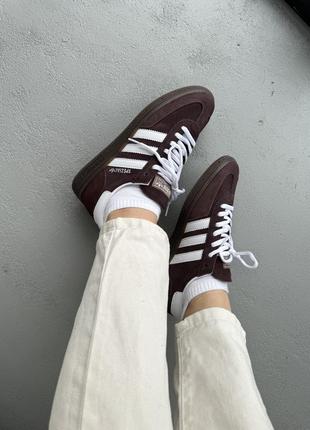 Adidas spezial brown/white 7