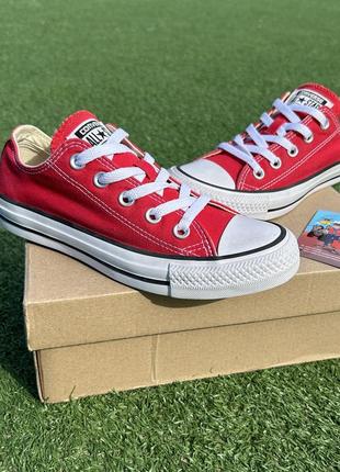 Дитячі кеди converse chuck taylor all star ox red play cons one star