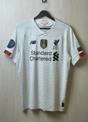 Футбольная футболка new balance liverpool