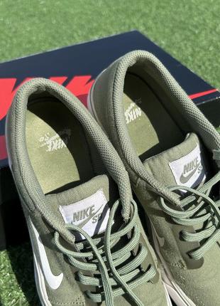 Жіночі кеди nike sb portmore canvas palm green9 фото