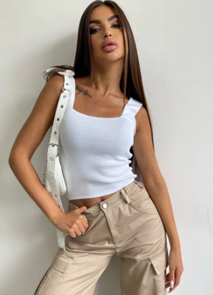 Майка женская летняя трикотажная 42-46 5цветов sin2004-3585tве