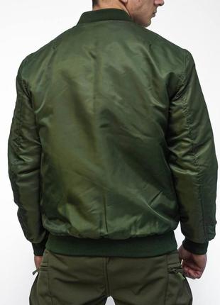 Куртка бомбер ма-1  зелений 11344 фото