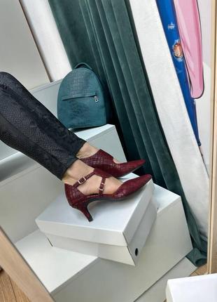 Жіночі дизайнерські туфлі із натуральної шкіри ліліан + сумка клатч8 фото