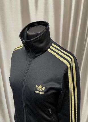 Кофта adidas спортивна 36/38 s / m чорна на замочок3 фото