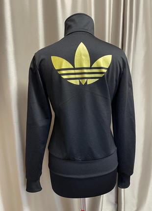 Кофта adidas спортивна 36/38 s / m чорна на замочок6 фото