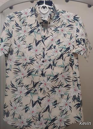 Летняя рубашка гавайка kevin1 фото