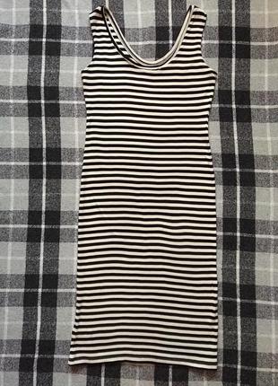 Платья трикотаж полоска