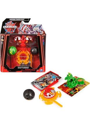 Бакуган стартовий набір bakugan starter 3 pack special attack dragonoi1 фото