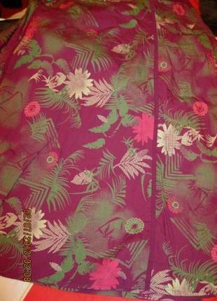 Юбка летняя яркая фирменная юбка 46 12 м