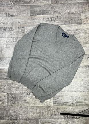 Пуловер polo ralph lauren кофта джемпер свитер v вырез оригинал