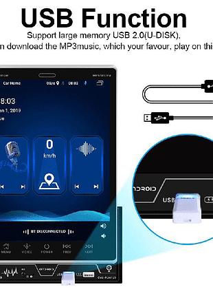 2din автомагнітола 9520 9,5" знімний екран + 2xusb + bluetooth... 3