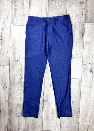 Zara man штаны брюки 44 размер синие оригинал