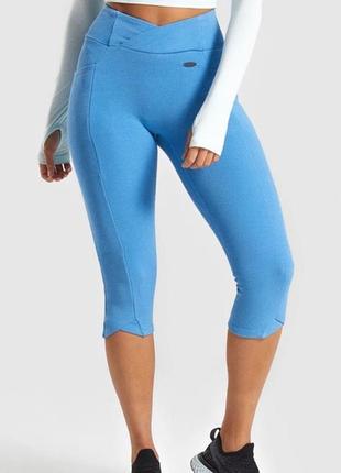 Укорочені легінси gymshark poise1 фото