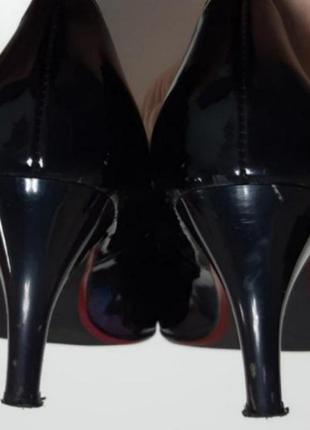 Туфли женские чёрные р369 фото